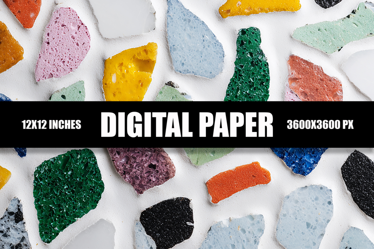 Terrazzo Digital Paper