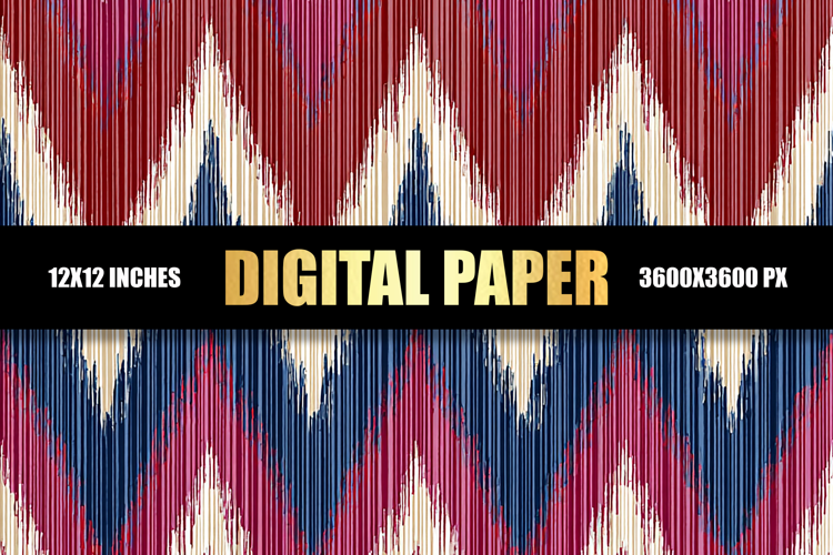 Abstract Modern Ethnic Digital Paper