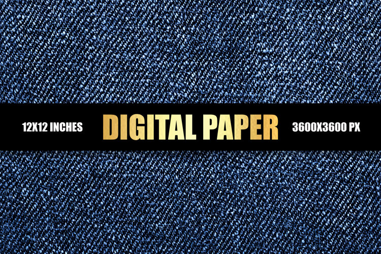 Jeans Digital Paper example image 1