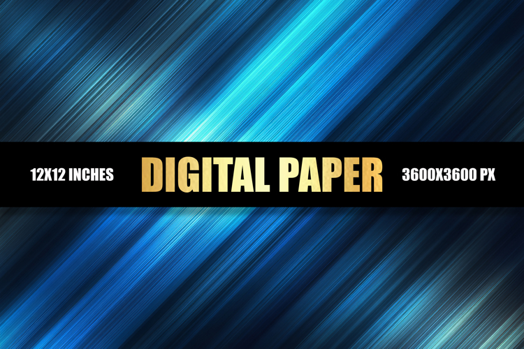 Blue Lines Digital Paper