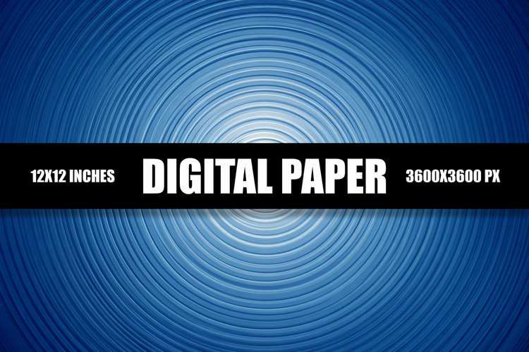 Blue Circle Digital Paper