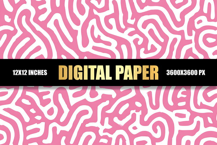 Whimsical Abstract Digital Paper