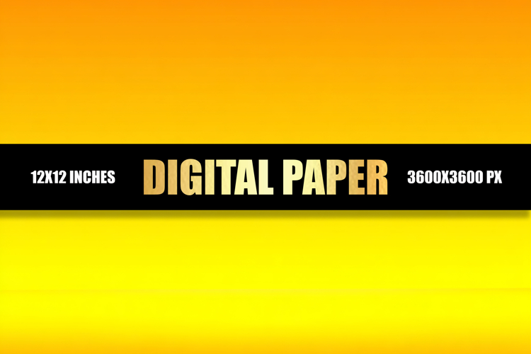 Orange Gradient Digital Paper