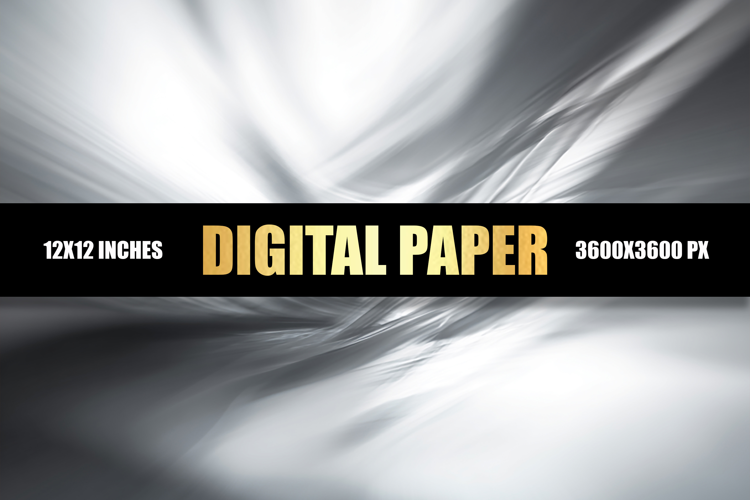 Abstract Silver Digital Paper