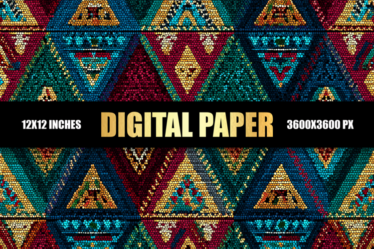 Fabric Pattern Digital Paper