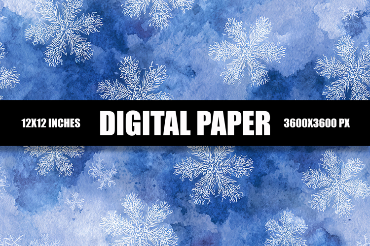 Snowflakes Digital Paper