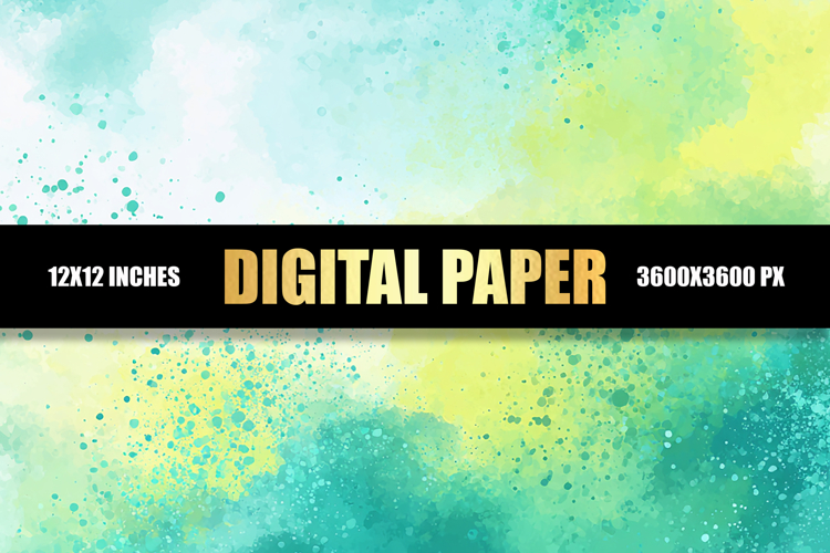Watercolor Digital Paper