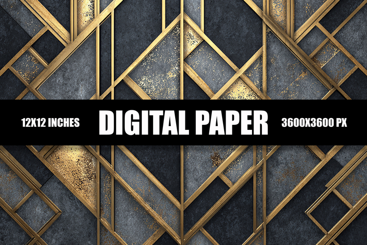 Luxury Geometric Digital Paper