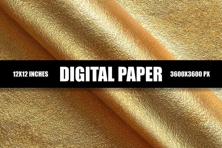 Golden Texture Digital Paper