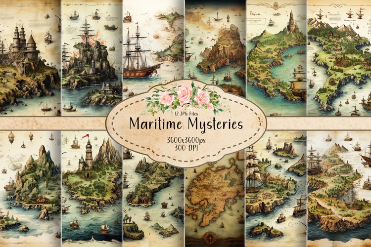 Old Map Background Image 22