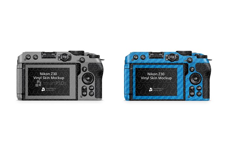 Nikon Z30 Camera 2022 Skin PSD Mockup Template example image 1