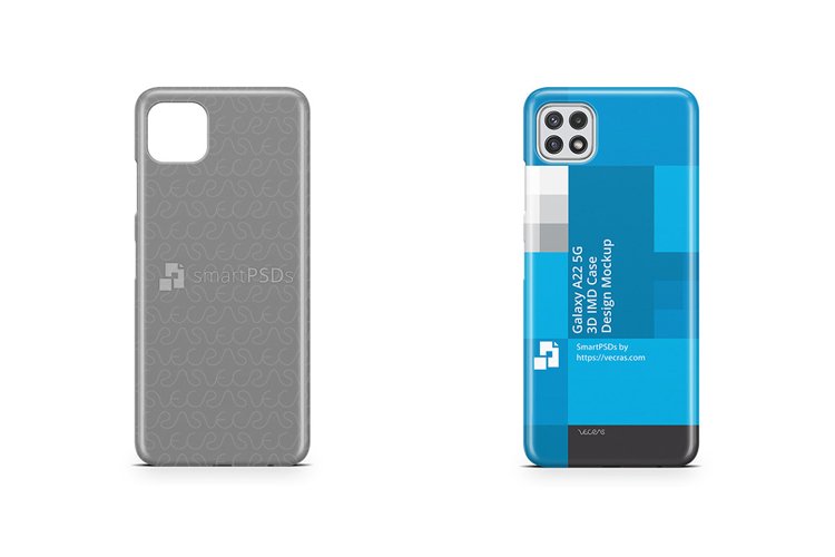 Galaxy A22 5G 2021 3d IMD Case Design Mockup example image 1