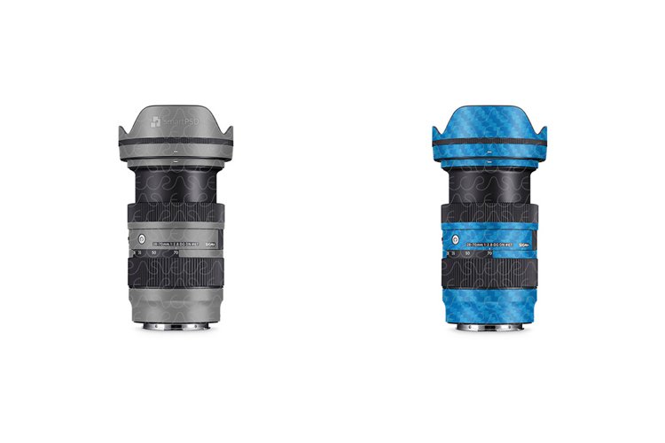 Sigma 28-70mm Lens 2021 Smart PSD Skin Mockup Template example image 1