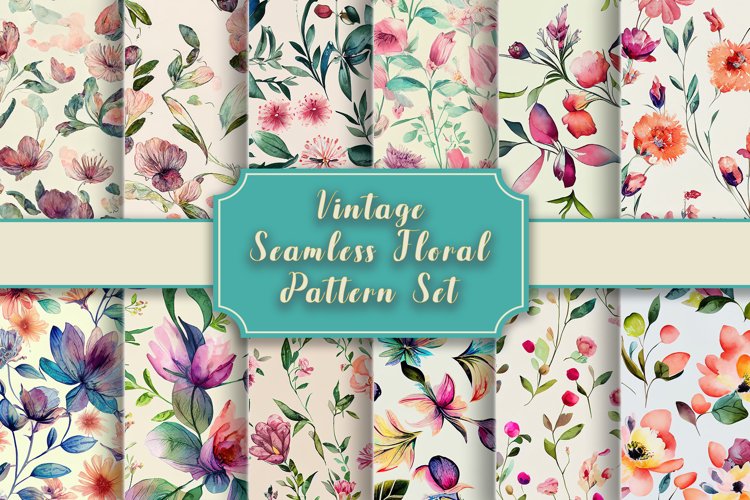 Floral Seamless Pattern Image 14