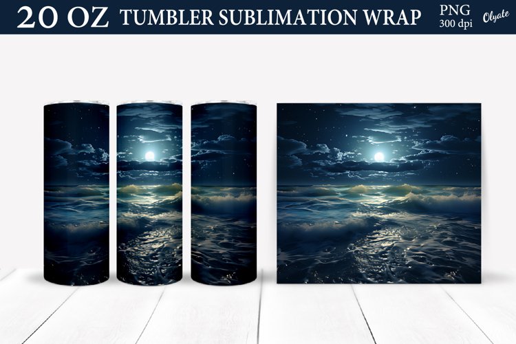 Starry Sky Sublimation PNG. Tumbler Wrap PNG