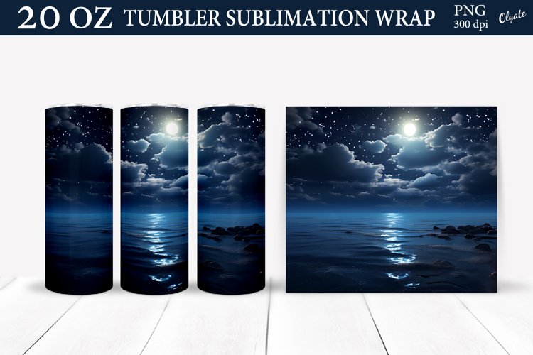 20 Oz Sublimation Tumbler Wrap Image 8