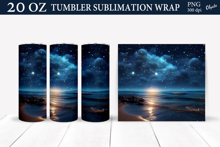 20 Oz Sublimation Tumbler Wrap Image 7