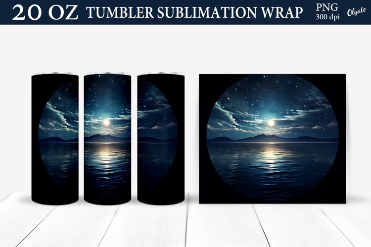 20 Oz Sublimation Tumbler Wrap Image 24