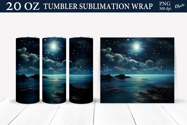 20 Oz Sublimation Tumbler Wrap Image 22