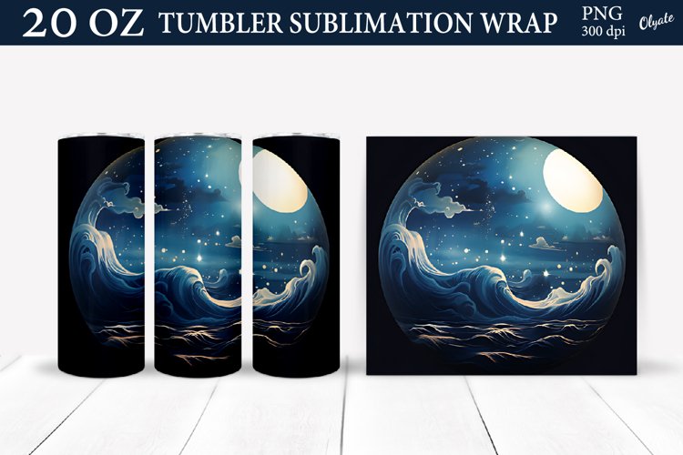 20 Oz Sublimation Tumbler Wrap Image 15