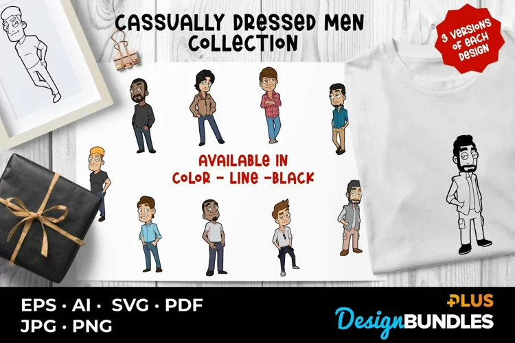 Casually Dressed Men Collection