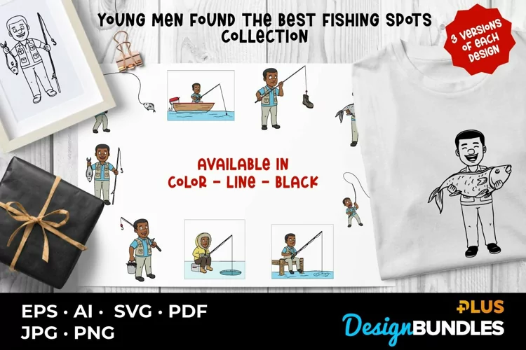 Young Men Found The Best Fishing Spots Collection