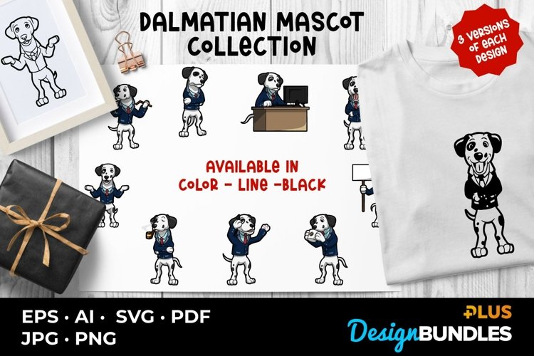 Dalmatian Clipart Image 6