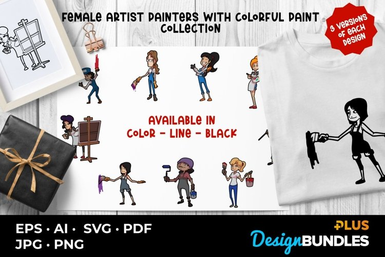Painter Clipart Image 6