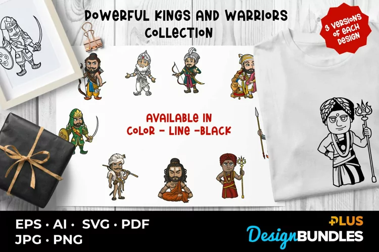 Powerful Kings And Warriors Collection