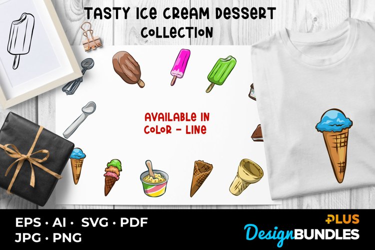 Tasty Ice Cream Dessert Collection example image 1