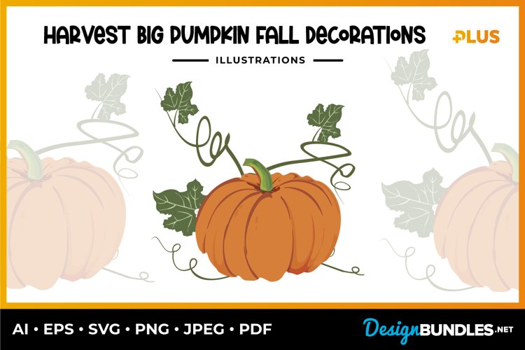 Fall Pumpkin Clipart Image 13