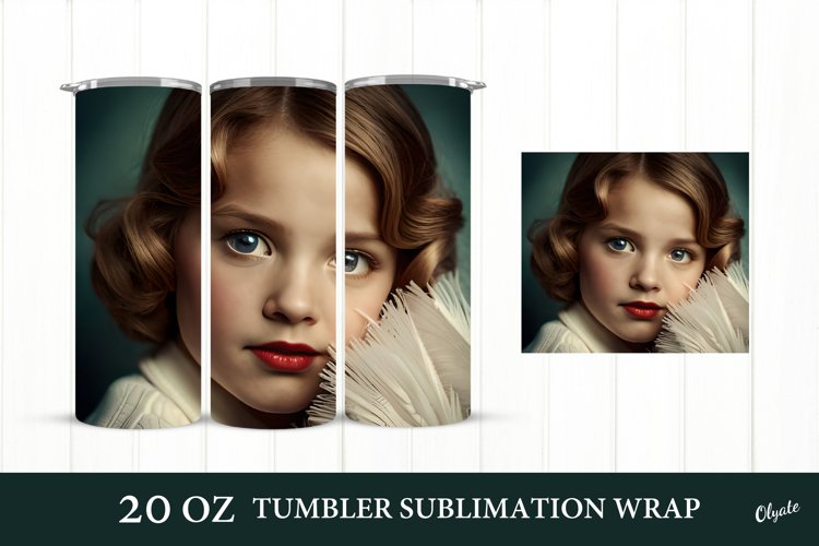 20 Oz Sublimation Tumbler Wrap Image 15