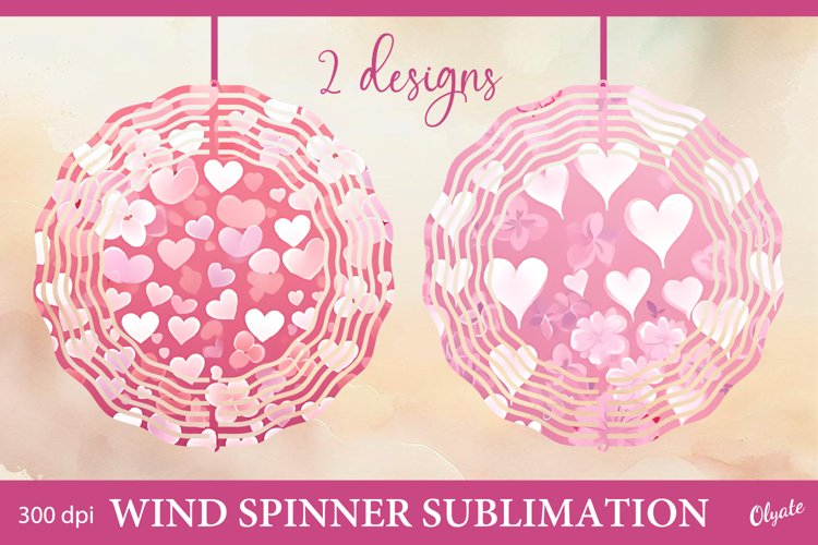 Spring Wind Spinner Sublimation Design. Wind Spinner PNG
