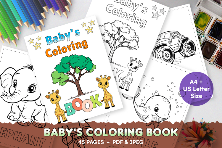 Object Name Printable Coloring Pages for Kids