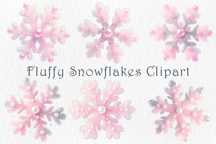 Snowflake Clipart Set 20 png
