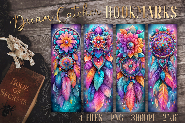Dream Catcher Printable Bookmarks | Bookmark Sublimation PNG