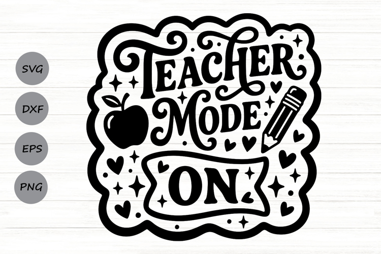 Teacher Life Svg Image 24