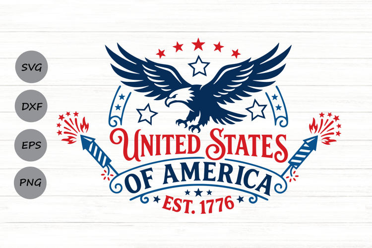 Patriotic Eagle Svg Image 19