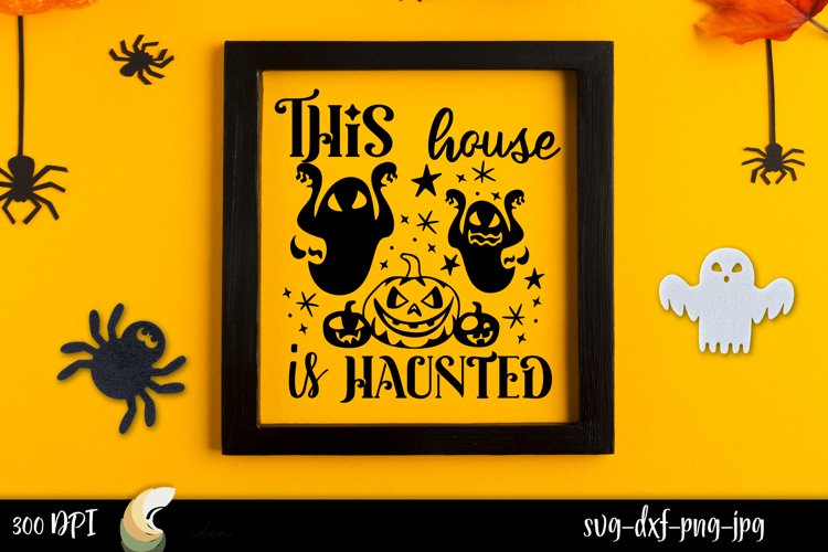 Halloween Haunted House SVG Design. Halloween SVG