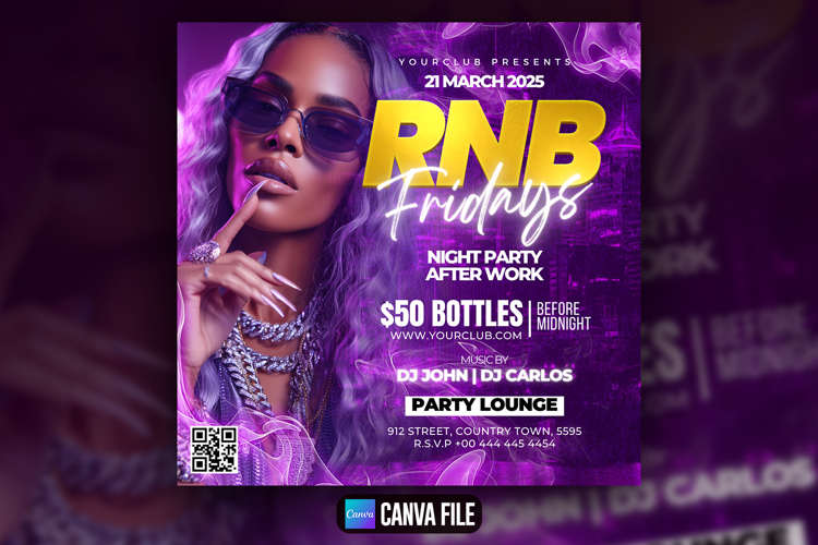 Party Flyer Template Image 4