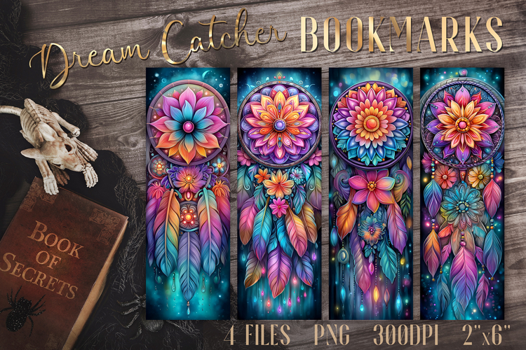 Dream Catcher Printable Bookmarks | Bookmark Sublimation PNG