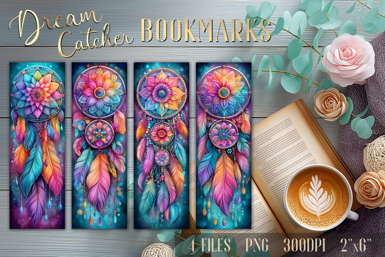 Dream Catcher Printable Bookmarks | Bookmark Sublimation PNG
