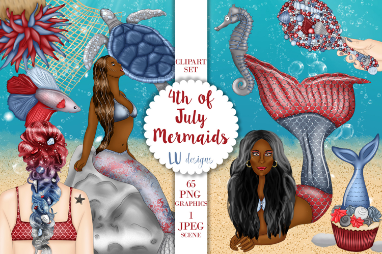 Mermaids Clipart