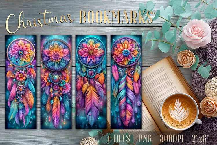 Dream Catcher Printable Bookmarks | Bookmark Sublimation PNG