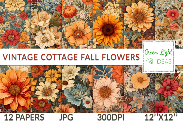 Fall Flowers Clipart Image 19