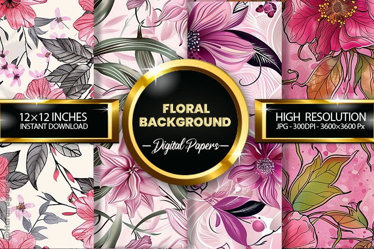 Floral Background Image 11