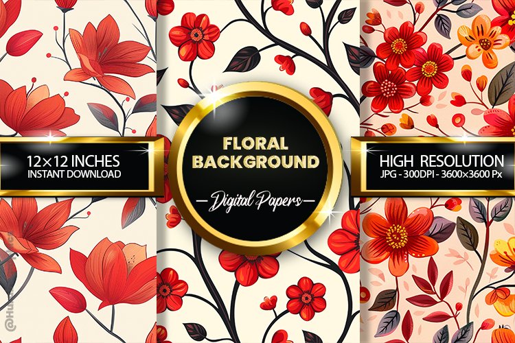 Floral Background Image 17