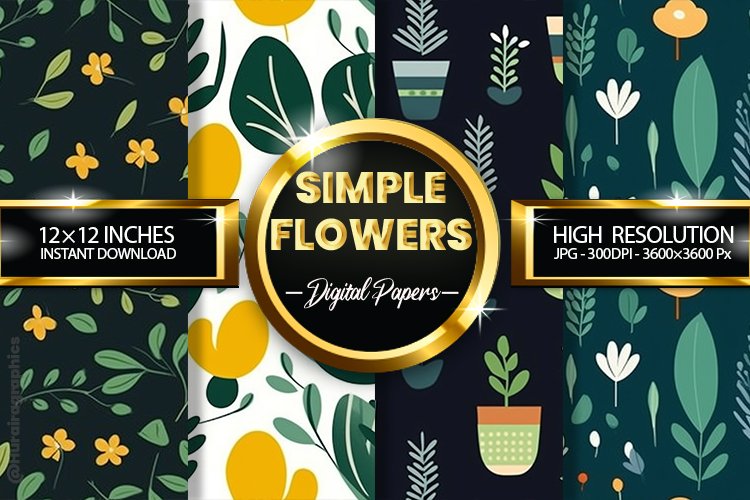 Simple Flower Clipart Image 15
