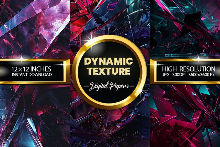 Dynamic Texture Digital Papers - 03 variations (4003286)