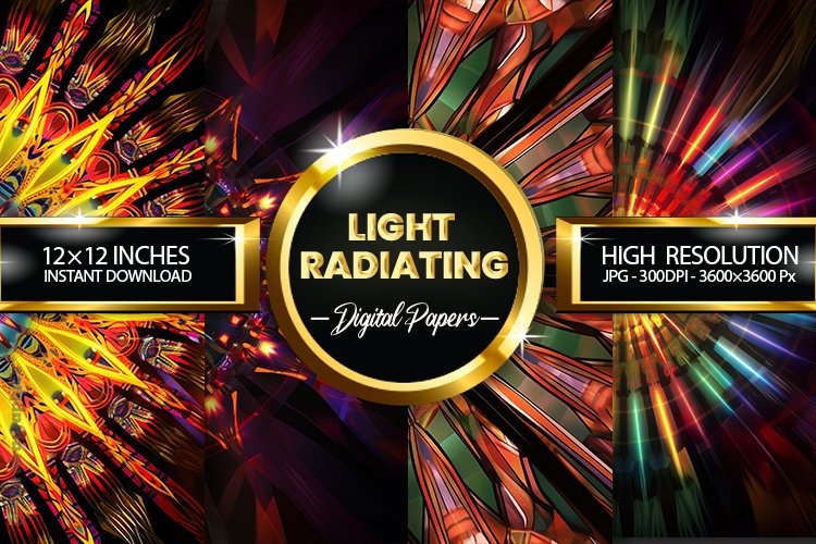 Light Radiating Digital Papers - 04 Variations